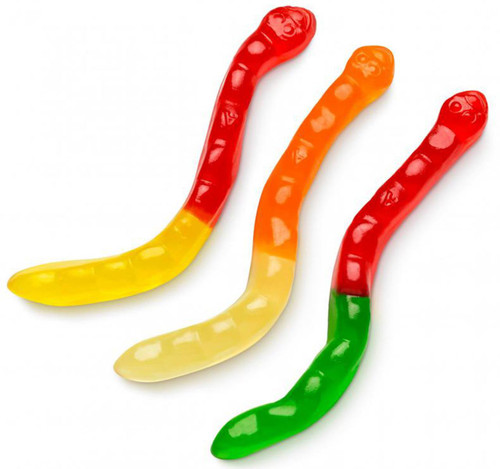 Assorted Wild Fruit Gummi Worms 4/5lb Assorted Wild Fruit Gummi Worms 4/5lb