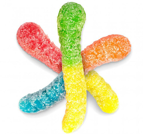Mini Sour Neon Gummi Worms 4/4.5lb Mini Sour Neon Gummi Worms 4/4.5lb
