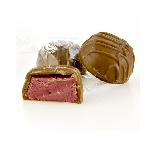 Milk Chocolate Raspberry Creams 10lb View Product Image