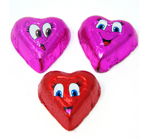 Milk Chocolate Flavored Hearttoons 24lb View Product Image