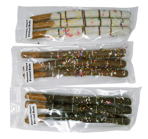 Easter Chocolate Covered Pretzel Rods 24/3ct View Product Image