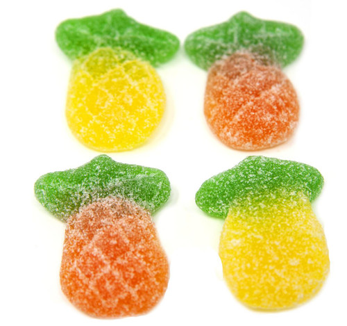 Gummi Sour Pineapples 12/2.2lb View Product Image