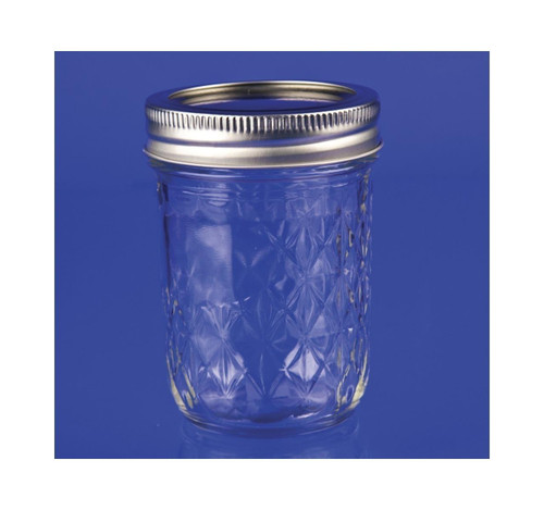 Regular Mouth Quilted Jelly Jars 12/8oz View Product Image