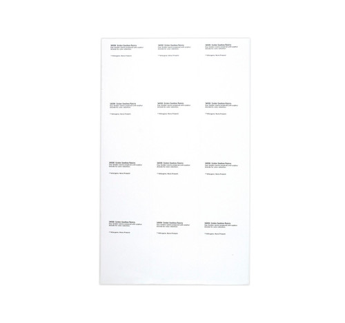 Ingredient Labels (8.5 x 14) 12ct/1 sheet View Product Image