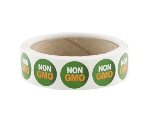 Green "NON GMO" Labels 500ct View Product Image