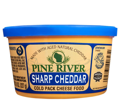 Sharp Cheddar Cold Pack Cheese Spread 12/8oz
