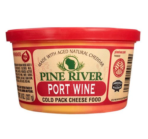 Port Wine Cold Pack Cheese Spread 12/8oz