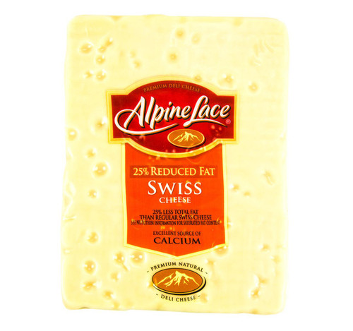 Reduced Fat Swiss Cheese 10lb View Product Image