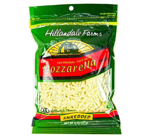 Shredded Mozzarella Cheese 12/8oz View Product Image