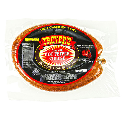 Trail Bologna with Hot Pepper Cheese 10/1.25lb View Product Image