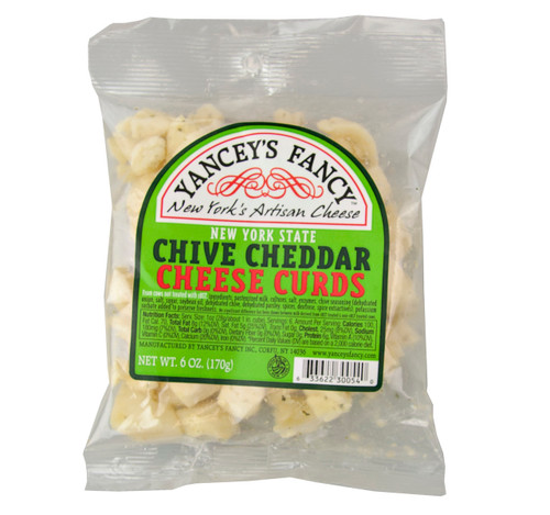 Cheddar Cheese Curds, Chive 12/6oz