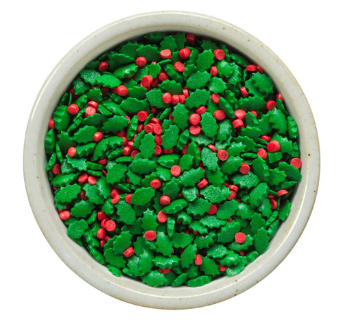 Holly Leaves Red Confetti View Product Image