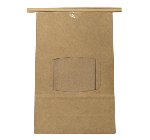 1lb Bakery Bag w/Tin Tie & Window 50ct View Product Image