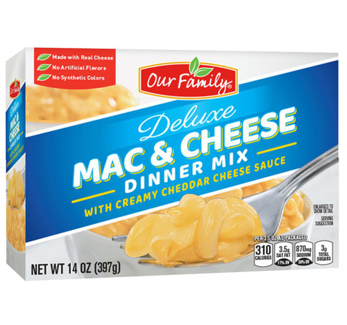 Deluxe Mac & Cheese Dinner 12/14oz View Product Image