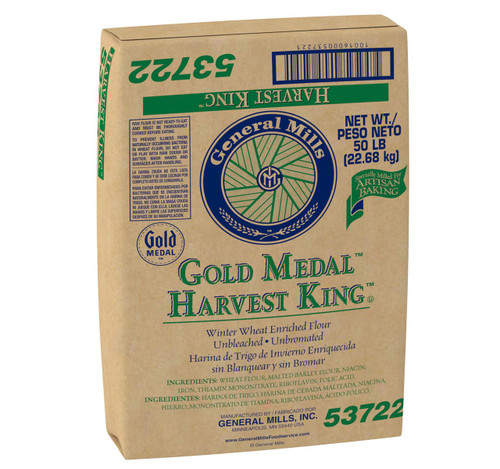Harvest King Enriched Unbleached Flour 50lb