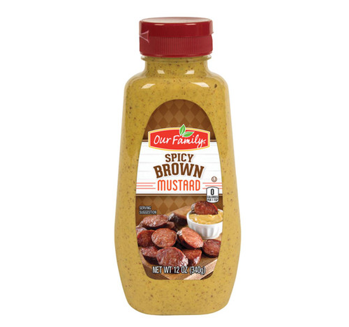 Spicy Brown Mustard 12/12oz View Product Image