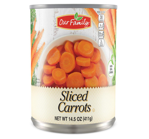 Sliced Carrots 24/14.5oz View Product Image