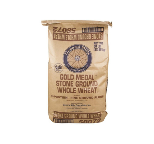 GM Stone Ground Whole Wheat Flour 50lb View Product Image