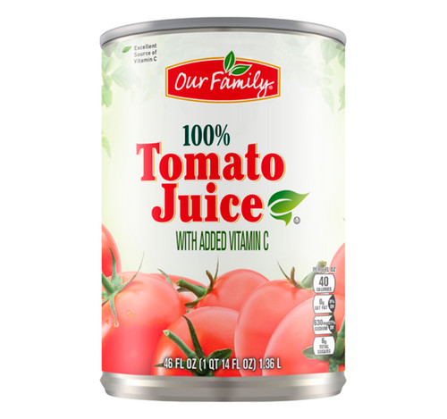 Canned Tomato Juice 12/46oz View Product Image