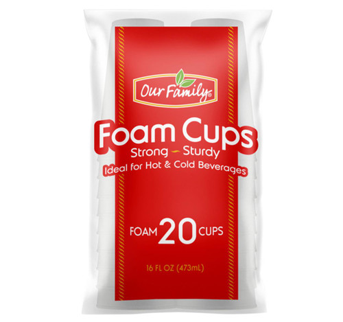 Foam Cups 16oz 12/20ct View Product Image