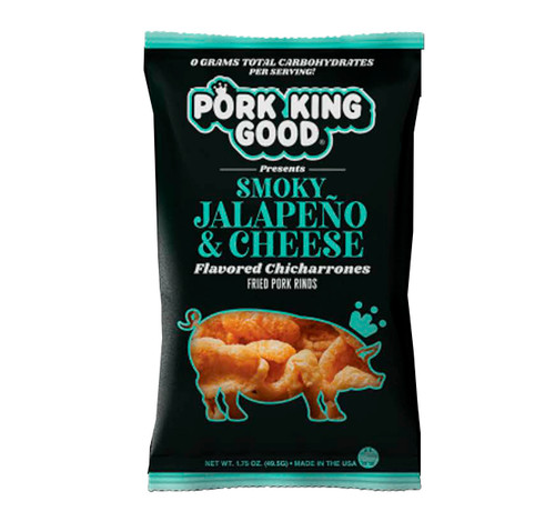 Smoky Jalapeno & Cheese Flavored Pork Rinds 12/1.75oz View Product Image