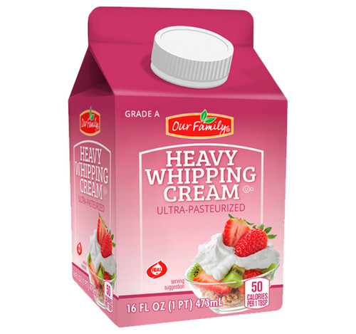 Heavy Whipping Cream 12/16oz