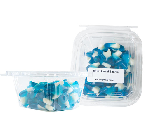Blue Gummi Sharks 12/9oz