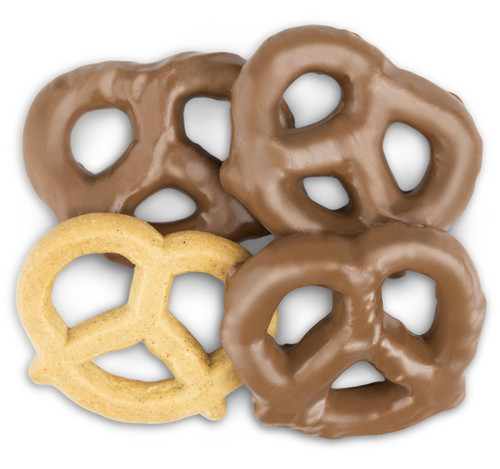 Milk Chocolate Cinnamon Graham Pretzels 10lb View Product Image