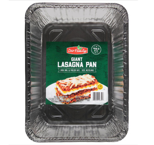 Foil Lasagna Pan 12/1ct View Product Image