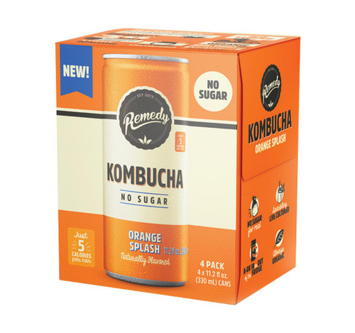 Orange Splash Kombucha 6-4/11.2oz View Product Image