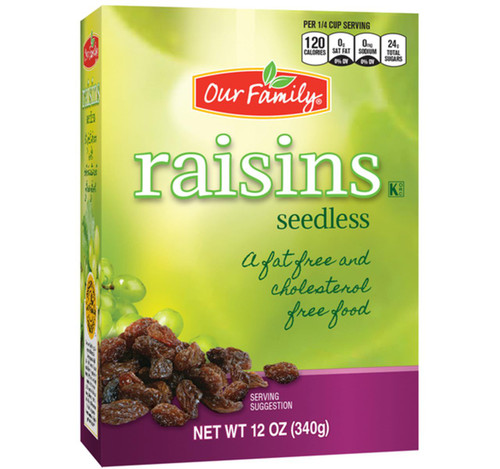 Seedless Raisins 24/12oz View Product Image