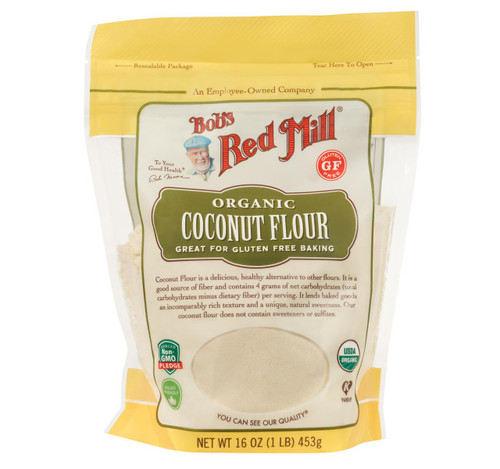 Gluten Free Organic Coconut Flour 4/16oz View Product Image