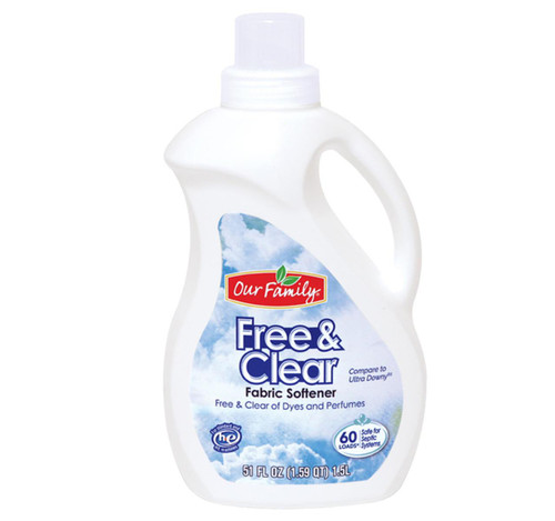 Free & Clear Fabric Softener 6/51oz View Product Image