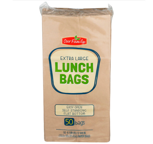 Extra Large Lunch Bags 12/50ct View Product Image
