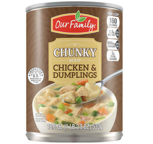 Chunky Chicken & Dumplings, Ready-To-Eat 12/18.6oz View Product Image