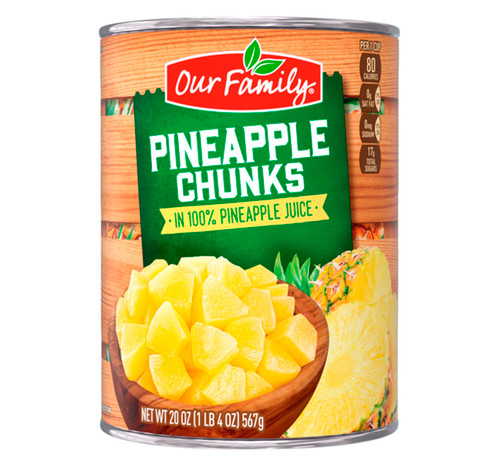 Pineapple Chunks 24/20oz View Product Image