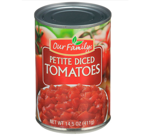 Petite Diced Tomatoes 24/14.5oz View Product Image