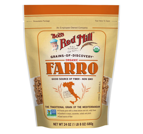 Organic Farro Grain 4/24oz Organic Farro Grain 4/24oz