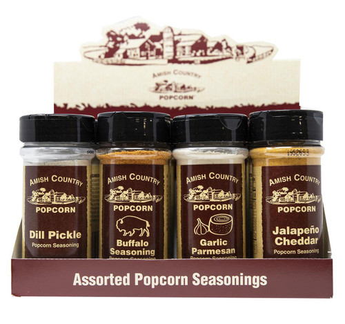 Savory & Spicy Popcorn Seasonings Display 12ct View Product Image