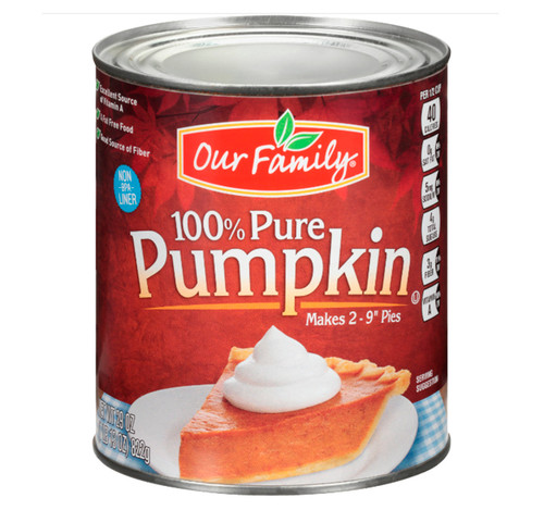 Canned Pumpkin 12/29oz View Product Image