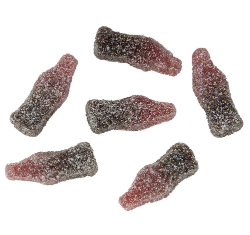 Sour Cherry Cola Gummi Bottles 4/6.6lb View Product Image