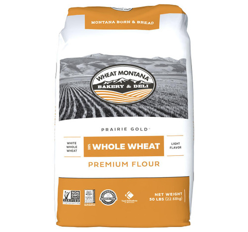 Prairie Gold White 100% Whole Wheat Flour 50lb