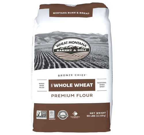 Bronze Chief 100% Whole Wheat Premium Flour 50lb
