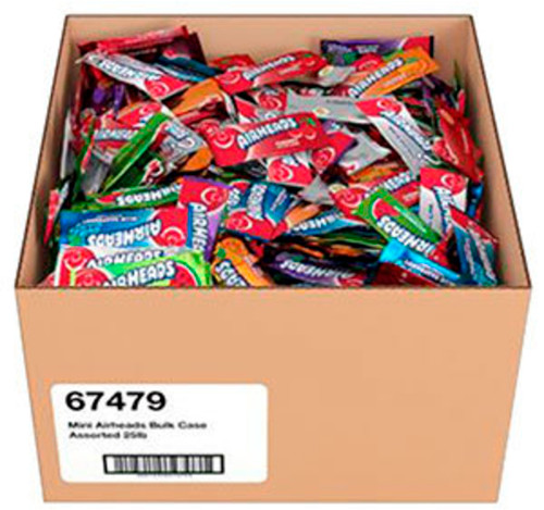 Assorted Airheads Mini Bars 25lb View Product Image