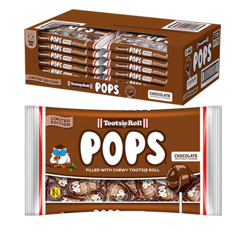 Chocolate Tootsie Pops 24/13.2oz View Product Image
