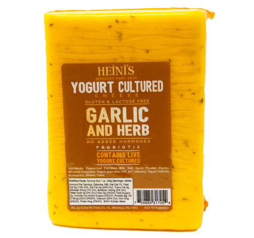Garlic & Herb Yogurt Cheese Half Loaves 4/3.5lb View Product Image