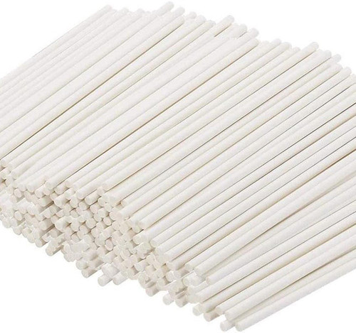 4.5" White Candy Sticks 1000ct View Product Image