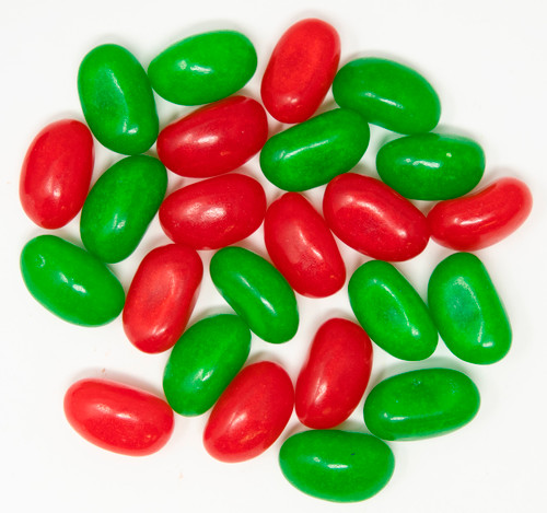 Holiday Red & Green Jelly Beans 19lb View Product Image