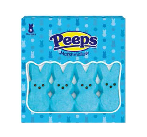 Peeps Blue Marshmallow Bunnies 40/8ct Peeps Blue Marshmallow Bunnies 40/8ct