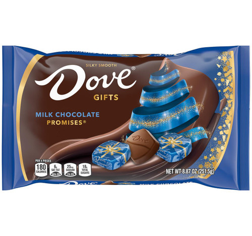 Dove Milk Chocolate Holiday Bag 36/8.87oz Dove Milk Chocolate Holiday Bag 36/8.87oz